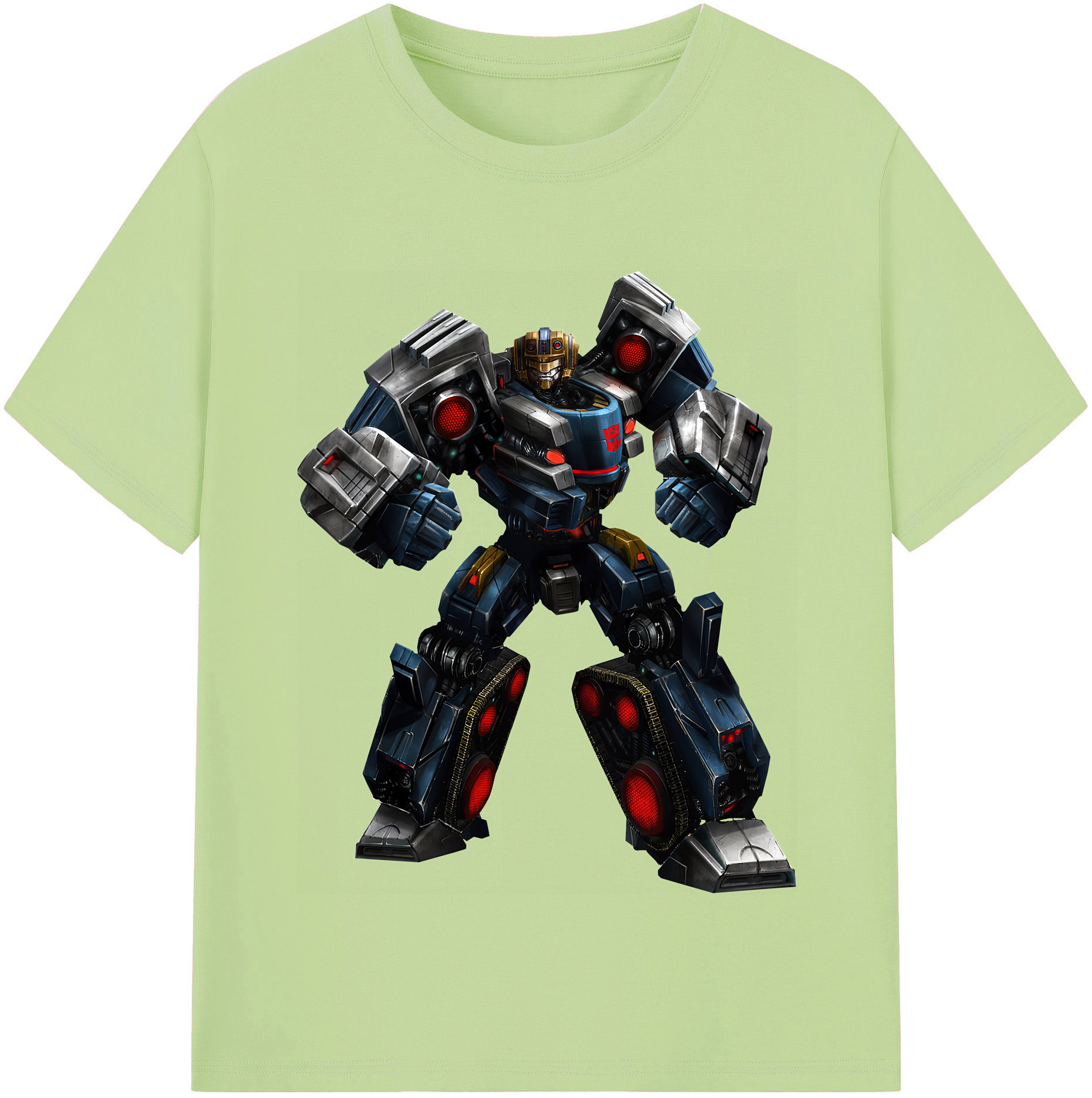 （画像用） Transformers トランスフォーマー 綿100％半袖Tシャツ（フロントプリント）